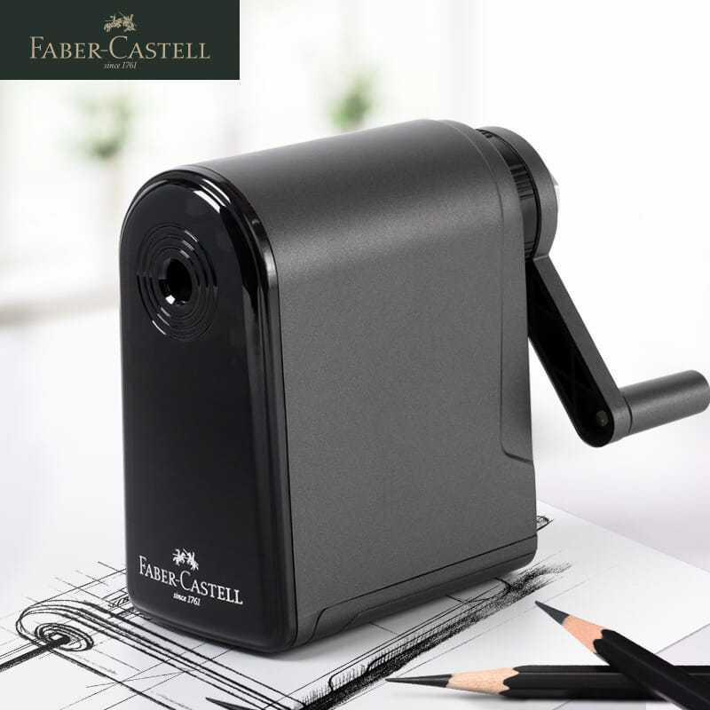 Faber Castell คู่มือเครื่องเหลาดินสอจุดยาวสำหรับศิลปินสำหรับดินสอถ่านศิลปะ/การวาดภาพ/ร่างดินสอจุดปรับได้