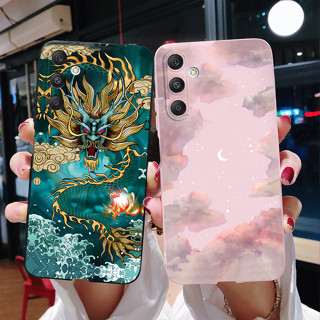 เคสโทรศัพท์มือถือ ซิลิโคนนิ่ม ลายมังกร สําหรับ Samsung Galaxy M34 5G 2023 M34 M 34 SM-M346B