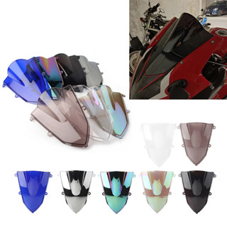 กระจกกันลมรถจักรยานยนต์ แบบบับเบิลคู่ สําหรับ Honda CBR 500R CBR400R CBR 500R 2019 2020 2021 2022 2023