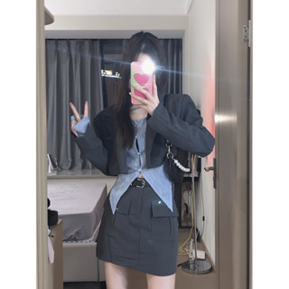 Suit skirt shirt three piece set