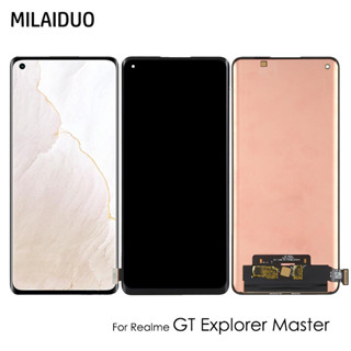 6.55 Original AMOLED อะไหล่หน้าจอสัมผัส LCD แบบเปลี่ยน สําหรับ OPPO Realme GT Explorer Master