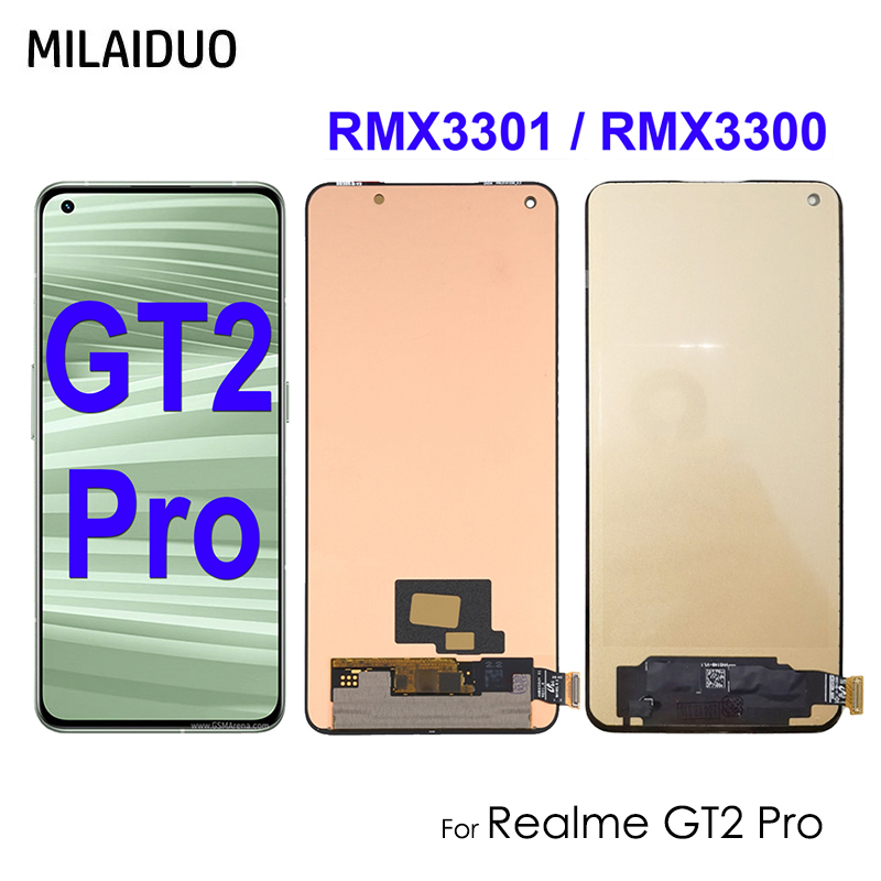 Tft LCD สําหรับ OPPO Realme GT2 Pro RMX3301 RMX3300 จอแสดงผล LCD Touch Screen Digitizer สําหรับ Realme GT 2 Pro GT2Pro LCD