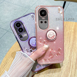 เคสโทรศัพท์มือถือ กันกระแทก แบบหนา พร้อมที่ตั้งวาง หรูหรา สําหรับ OPPO Reno 10 PRO+ Rene10 PRO Plus 5G 10 PRO 5G 10 5G