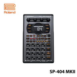 Roland SP-404 MKII ตัวอย่าง และเอฟเฟคเตอร์ พร้อมที่เก็บข้อมูลภายใน 16GB และตัวอย่าง 160 ต่อโปรเจค สีดํา SP404 Mk2