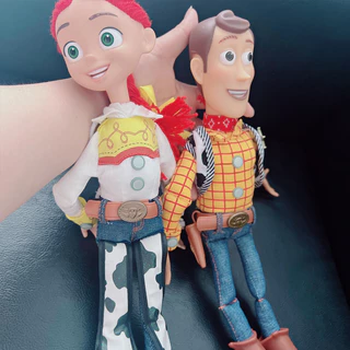 40 ซม.ของเล ่ นเรื ่ อง 4 พูดคุยนายอําเภอ Woody Buzz Jessie Rex ตัวเลขการกระทําอะนิเมะตกแต ่ งคอลเลกชันตุ ๊ กตาของเล ่ นสําหรับของขวัญเด ็ ก