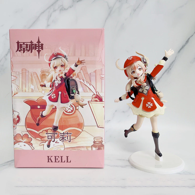 โมเดลฟิกเกอร์ PVC รูปการ์ตูนอนิเมะ Genshin Impact Klee Suzie Yeung Spark Knight ขนาด 16 ซม. เหมาะกับของขวัญ สําหรับตกแต่งเค้ก