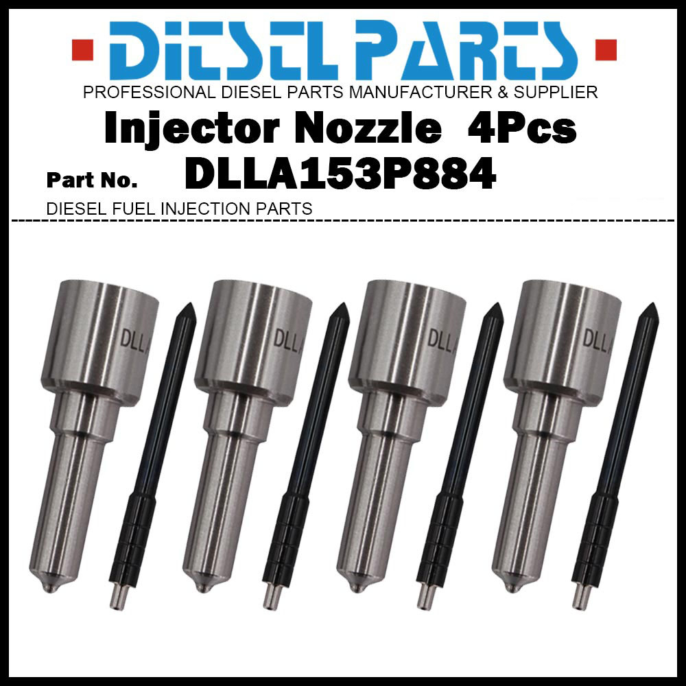 เคล็ดลับหัวฉีดหัวฉีดน้ํามันเชื้อเพลิงดีเซล 4x 093400-8840 DLLA153P884 สําหรับ ​Fiat Ducato Peugeot B