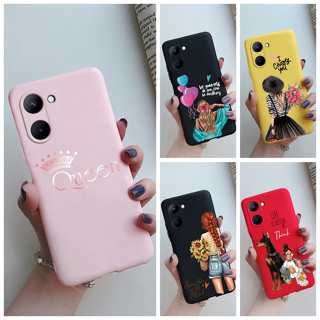 เคสโทรศัพท์มือถือซิลิโคน TPU แบบนิ่ม สีแคนดี้ สําหรับ Realme C33 RMX3624 RealmeC33 C 33