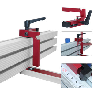 Woodworking Miter Track Stop Router And Table Saw Fence Connector Aluminium Track Stopper Chute Limiter