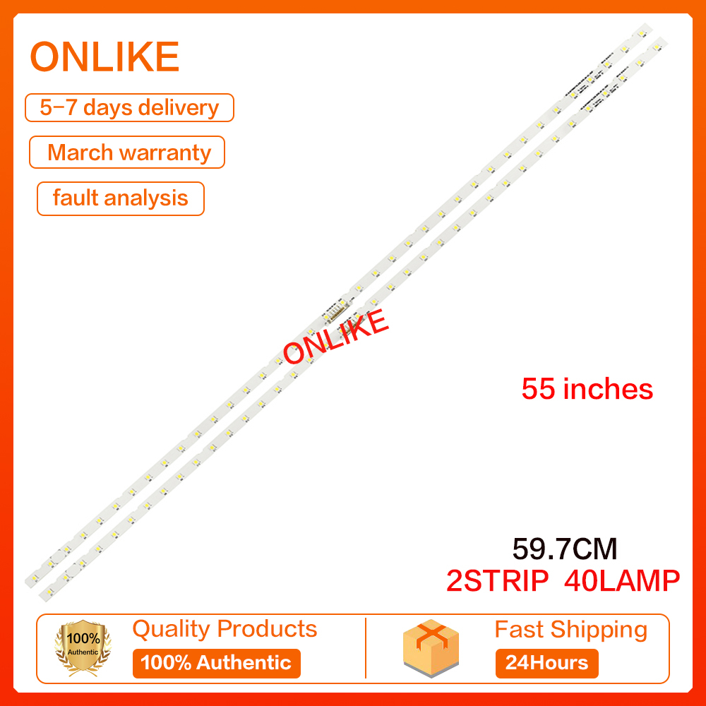 แถบไฟแบ็คไลท์ LCD สําหรับ Samsung 43-49-50-55 นิ้ว UE49NU7175U AOT-43-NU7100F BN96-45954A UE43NU7100