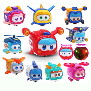 ของเล่นเด็ก รถมินิ Jett Dizzy Super Wings ประกอบด้วยใบหน้าเปลี่ยนสีได้