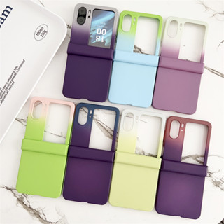 เคสโทรศัพท์มือถือแข็ง แบบบาง ป้องกันรอยขีดข่วน ไล่โทนสี สําหรับ OPPO Find N2