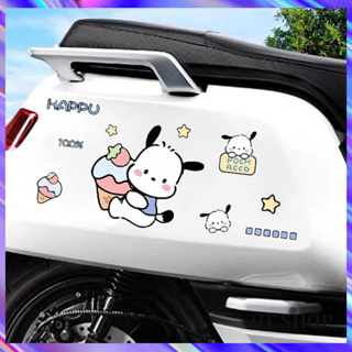 SANRIO Hl สติกเกอร์ ลายการ์ตูนสุนัขน่ารัก กันน้ํา สําหรับติดตกแต่งหมวกกันน็อค รถจักรยานยนต์