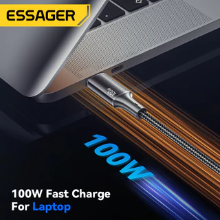 Essager PD Type C To Type C 100W สายชาร์จ Fasr สําหรับ Samsung ViVo Usb C To Usb C Cable