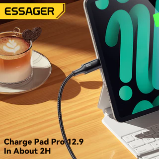 Essager PD Type C To Type C 100W สายชาร์จ Fasr สําหรับ Samsung ViVo Usb C To Usb C Cable