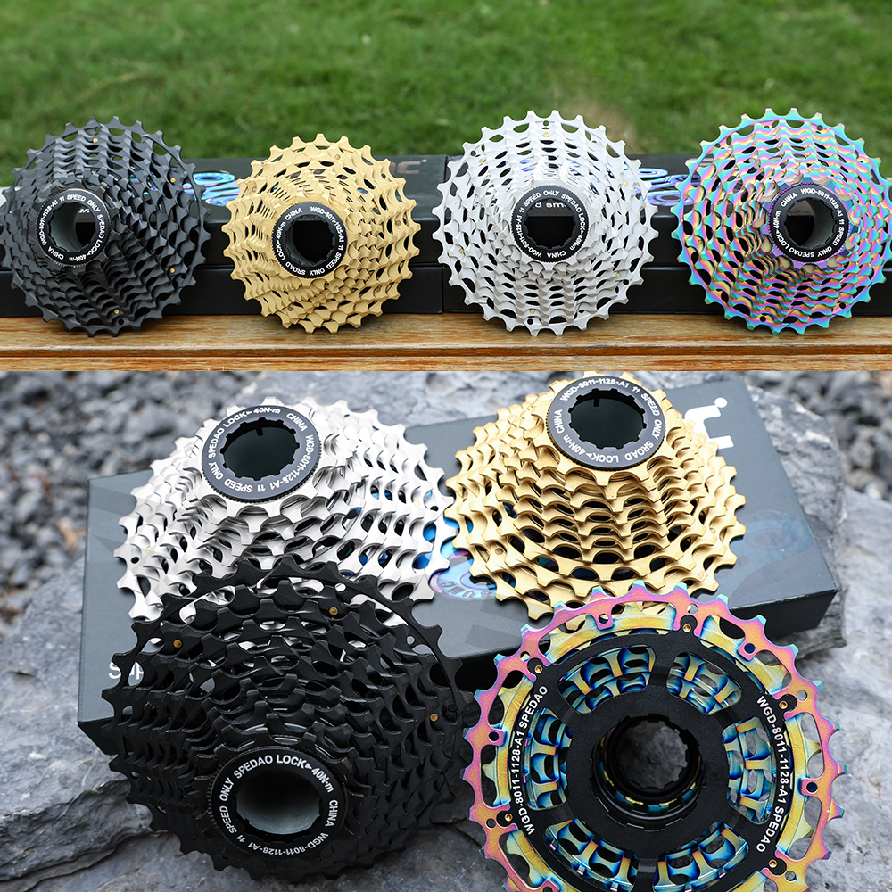 SPEDAO SLR2 Ultralight Bike Cassette 11-Speed สำหรับ Shimano R9100 Rainbow Cassette
