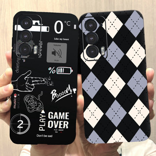 ใหม่ เคสโทรศัพท์มือถือ ผิวด้าน ลายหัวใจ สีดําด้าน สําหรับ Motorola Edge 20 2023d Edge20 5G