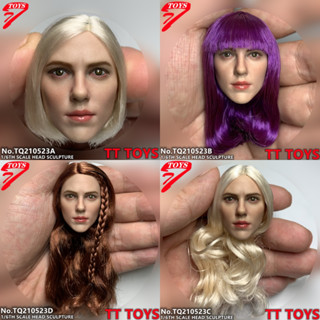 Tttoys TQ210523 ฟิกเกอร์ Scarlett Johansson Head Sculpt Fit 12 นิ้ว Female PH TBL สเกล 1/6