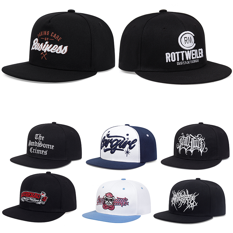 Letter เย็บปักถักร้อย snapback หมวกคุณภาพแฟชั่นสําหรับชายปรับผู้ใหญ่ขนาด sun visor หมวกสําหรับผู้หญิง