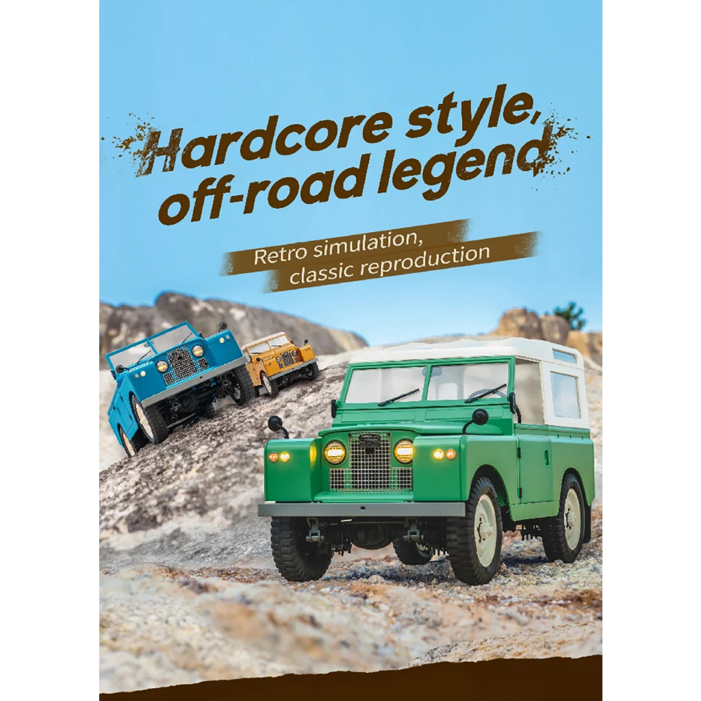 Fms Land Rover Series II RTR 2.4GHz 1/12 RC รถรุ่น Crawler ของเล่นเด็กผู้ใหญ่