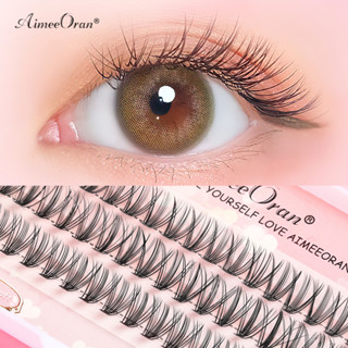 Aimeeoran Lvcheryl D Curl ขนตาปลอม 20D 0.1 มม. ดูเป็นธรรมชาติ 60 ชิ้น