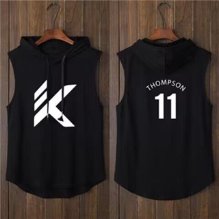 Thompson Warriors No. 11 เสื้อกีฬาบาสเก็ตบอล แขนกุด