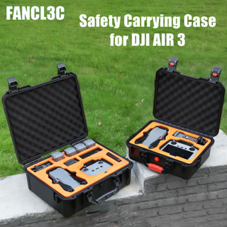 เคสแข็งกันน้ำสำหรับ DJI Air 3 โดรนสำหรับ DJI RC 2/RC-N2 รีโมทคอนโทรล