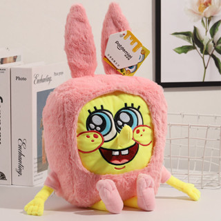 Spongebob SquarePants หมอนตุ๊กตากระต่าย ผึ้ง สีชมพู