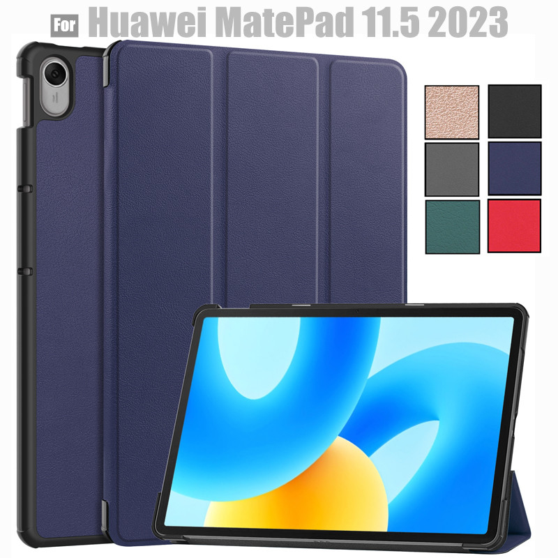 Huawei MatePad 11.5" 2022 BTK-W00 BTK-AL09 BTK-W09 แท็บเล็ตปกหนัง PU พร้อม Auto Wake Function Stand 