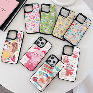 Casetify เคสโทรศัพท์ ลายกระต่ายน่ารัก ป้องกันกล้อง สําหรับ iPhone 14 13 12 11 Pro Max