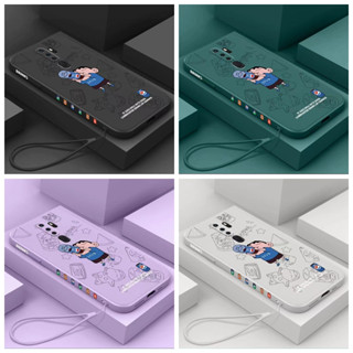 เคส Oppo Reno 10 Reno10 Pro Reno 10 Pro+ A78 4G 8T 5G Straight Edge 90 ° Crayon Shinchan Silicone Case โทรศัพท์มือถือ