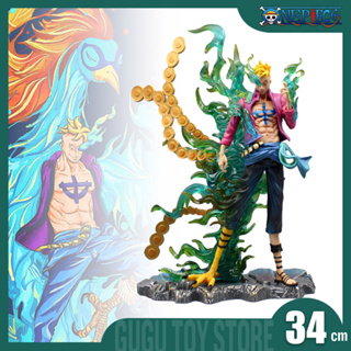 โมเดลฟิกเกอร์ Pvc รูปปั้นอนิเมะ One Piece Marco Gk Iu Immortal Birds ขนาด 33 ซม. พร้อมกล่องของขวัญ ของเล่นสําหรับเด็ก เก็บสะสม