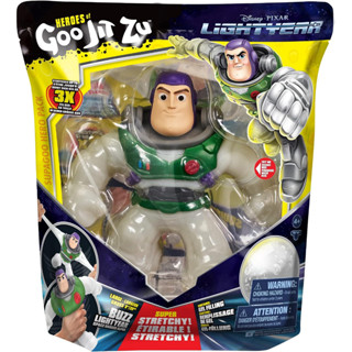 Heroes of Goo Jit Zu Disney Pixar Lightyear Lightyear Supagoo Alpha Buzz - Supersized 8" Jumbo Figure, Squishy, Stretchy, Gooey Heroes ฟิกเกอร์ Heroes of Goo Jit Zu Disney Pixar Lightyear Lightyear Supagoo Alpha Buzz ขนาด 8 นิ้ว