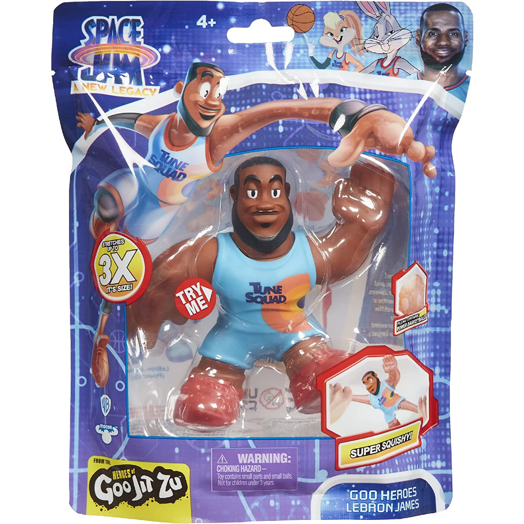 Moose Toys Heroes of Goo JIT Zu – Space Jam: A New Legacy - 5" Stretched Goo Filled Action Figure - 