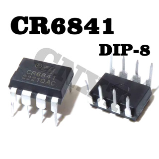 10 ชิ้น/ลอ CR6841T DIP8 CR6841 ชิปจัดการการสลับออฟไลน์ IC ตต้นฉบับใหม่