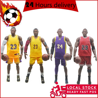 พร้อมส่ง ใหม่ ขายดี โมเดลตุ๊กตาบาสเก็ตบอล NBA Kobe James O Neal and Jordan 1/9 ขยับได้ ขนาด 22 ซม. สําหรับแฟนบาสเก็ตบอล