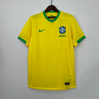 เสื้อกีฬาแขนสั้น ลายทีมชาติฟุตบอล Nike 2022 23 Game Season Brazil Team ชุดเหย้า สําหรับผู้ชาย