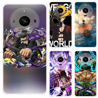 เคส OPPO Realme 11 Realme11 Pro 11 Pro Plus 5G Case การ์ตูน One Piece Zoro Soft TPU เคสซิลิโคน โทรศัพท์มือถือ เคส