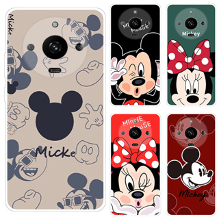 เคส OPPO Realme 11 Realme11 Pro 11 Pro Plus 5G Case การ์ตูน Mickey Minnie Soft TPU เคสซิลิโคน โทรศัพท์มือถือ เคส