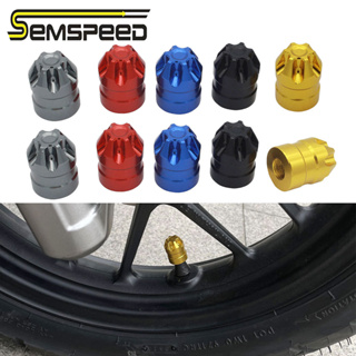 【SEMSPEED】ฝาครอบวาล์วยางล้อรถมอเตอร์ไซค์ สําหรับ ADV160 ADV150 PCX160 Click160 1 ชิ้น