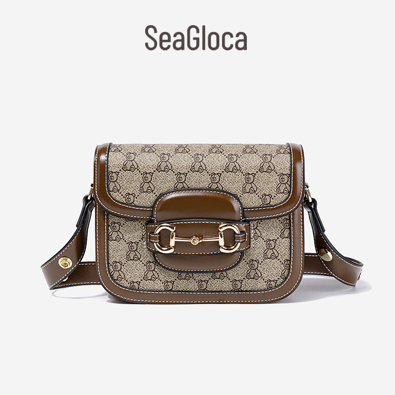 Seagloca กระเป๋าสะพายหมีพิมพ์ลาย 2 Way 782