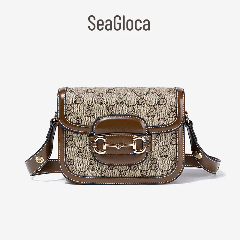 Seagloca กระเป๋าสะพายหมีพิมพ์ลาย 2 Way 782