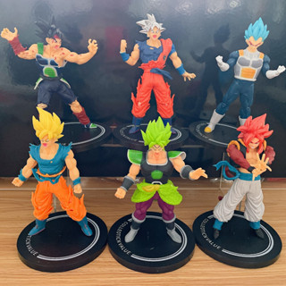 โมเดลฟิกเกอร์ Pvc อนิเมะ Dragon Ball Z Super Saiyan Son Goku Son Gohan Broli Zamasu ขนาด 14 ซม. 6 ชิ้น ต่อชุด