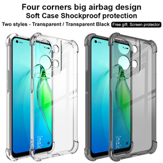 Imak OPPO Reno 8 5G เคส สี่มุม ถุงลมนิรภัย กันกระแทก TPU นิ่ม เคสด้านหลัง ซิลิโคน เคสโทรศัพท์