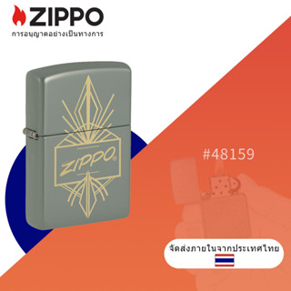 ไฟแช็ก Zippo Art Deco Design กันลม สําหรับท่องเที่ยว 48159