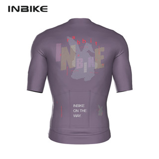 Inbike เสื้อปั่นจักรยาน แขนสั้น ฤดูร้อน เสื้อจักรยานผู้ชาย สําหรับผู้ชาย ขี่จักรยาน เสื้อผ้า ชุดกีฬา ผู้ชาย เสื้อกีฬา เสื้อปั่นจักรยาน MTB ciclismo hombre