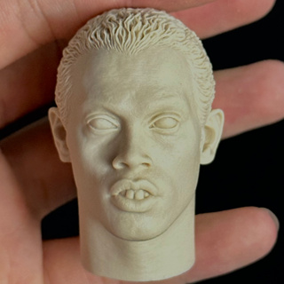 โมเดลฟิกเกอร์ รูปนักฟุตบอล Ronaldinho Head Sculpt สเกล 1/6 สําหรับฟิกเกอร์ 12 นิ้ว