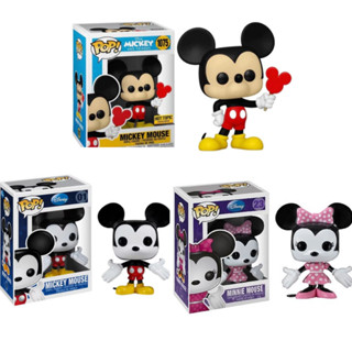 Funko Pop! โมเดลตุ๊กตา ฟิกเกอร์ Disney Mickey Mouse Minnie Vinyl ของเล่นสําหรับเด็ก