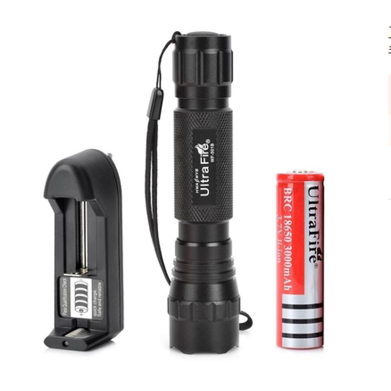 ไฟฉาย UltraFire WF501B พร้อม CREE T6 LED Camping เดินป่าแสงสีขาว