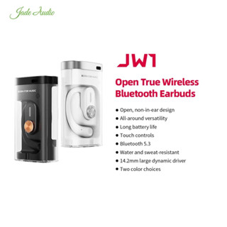 Fiio JadeAudio JW1 Open TWS หูฟังสเตอริโอ บลูทูธ 5.3 ไดรเวอร์ไดนามิก IEM 14.2 มม. กันน้ํา ออกแบบดี ไม่ใส่หู สําหรับเล่นกีฬา